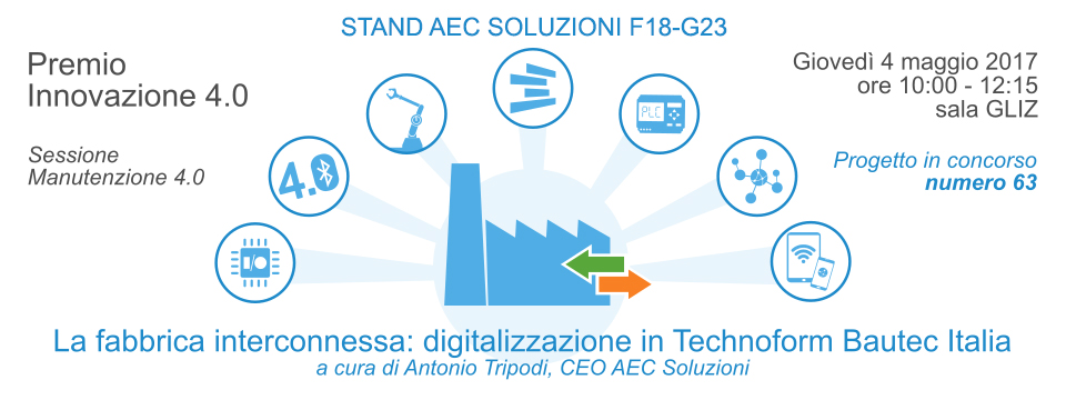 AEC Soluzioni partecipa al Premio Innovazione 4.0 ed. 2017