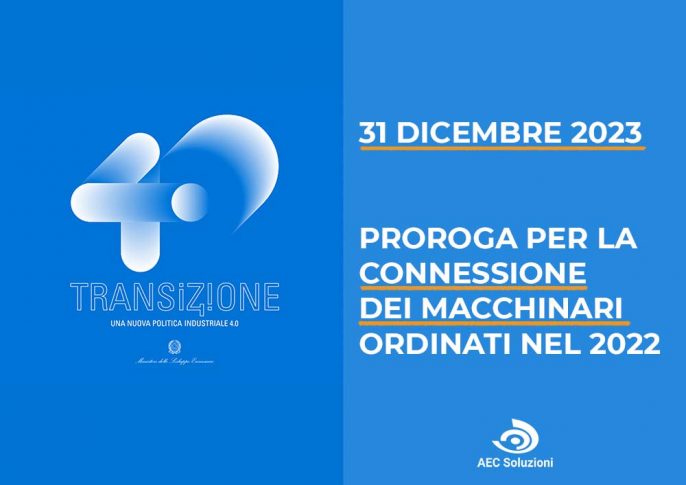 Interconnessione dei macchinari 4.0: nuova proroga fino al 31 dicembre 2023