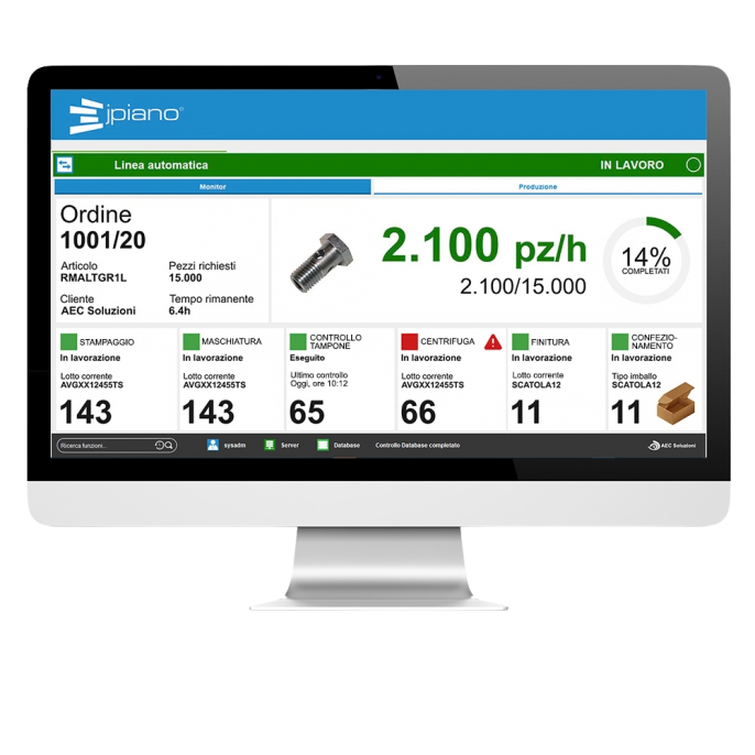 MES per le Lavorazioni Meccaniche – Gestione officine e controllo produzione con jpiano®